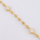 Pulso GC Trebol Nacar 3.6g / 18cm / 3.65mm Oro Amarillo 18K