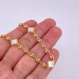 Pulso GC Trebol Nacar 3.6g / 18cm / 3.65mm Oro Amarillo 18K
