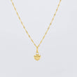 Set Cadena y Dije Singapur + Corazón 1.3gr / 50cm / Oro Amarillo 18K (Oferta) ©