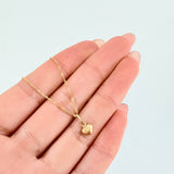 Set Cadena y Dije Singapur + Corazón 1.2gr / 45cm / Oro Amarillo 18K (Oferta)