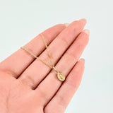 Set Cadena y Dije Veneciana + Virgen 1.4gr / 50cm / Oro Amarillo 18K (Oferta) ©