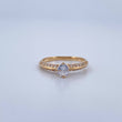 Anillo Solitario Churumbela. 2gr / T6 3/4 / Oro 18K &