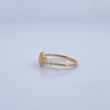 Anillo Copo De Nieve 1.55gr / T4 3/4 / Oro 18K &