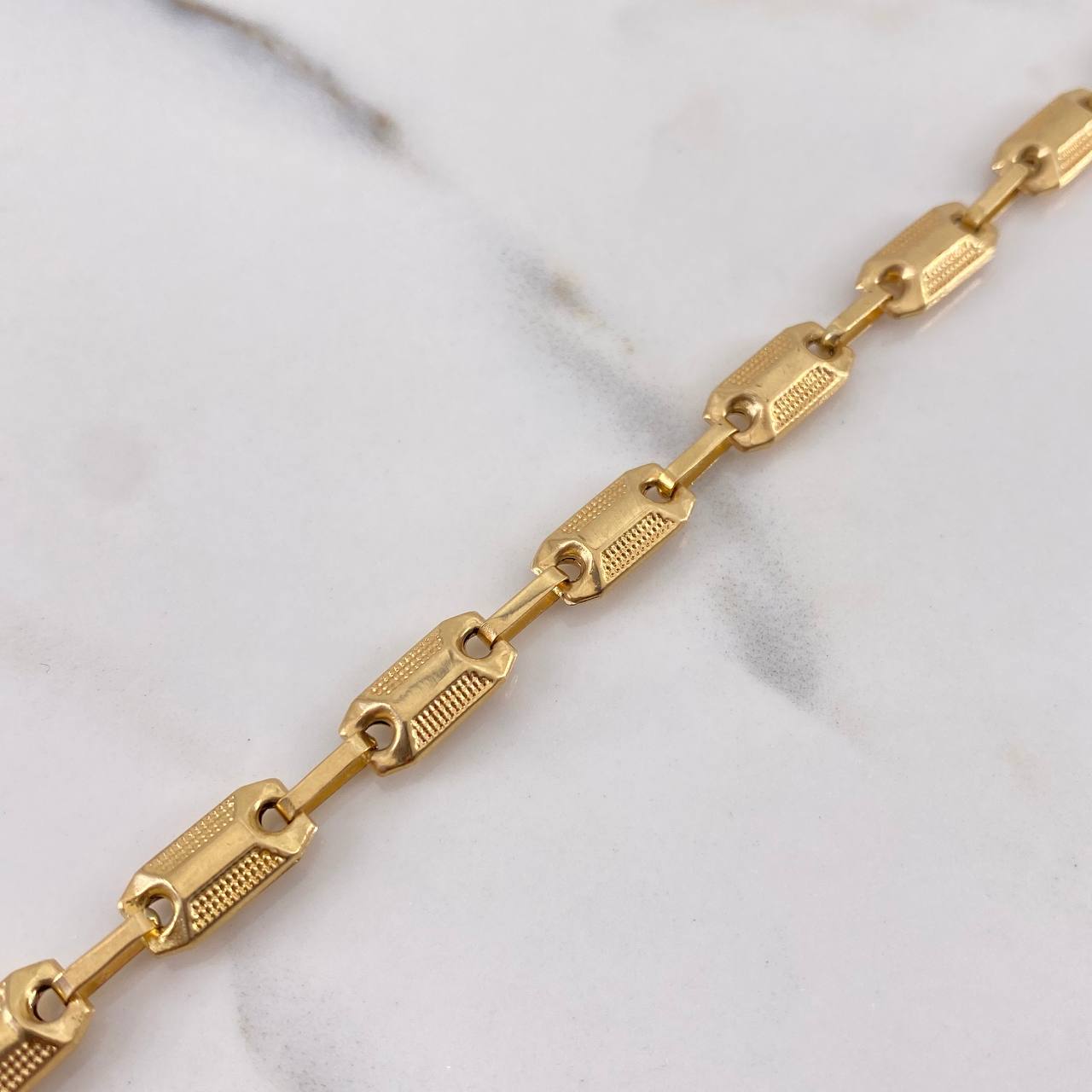Pulso Canotillo Expandido 6.65gr / 21cm / 6mm Oro Amarillo 18K #