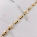 Pulso Rustico 4.65gr / 20cm / 4.6mm Barril Estria Oro Amarillo 18K #