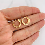 Candongas Bv 4.1g / 1.3cm Oro Amarillo 18K