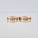 Candongas Bv 3.85g / 1.3cm Oro Amarillo 18K