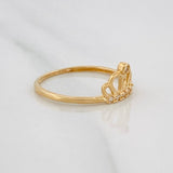 Anillo Corona 1.2g / T7 1/4 Oro Amarillo 18K