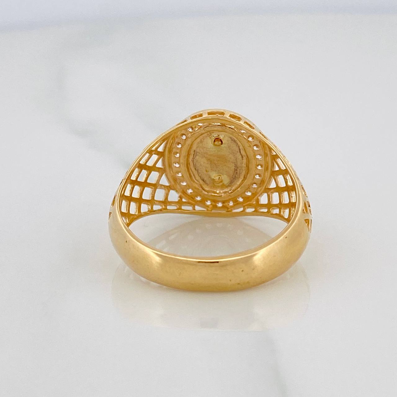 Anillo Virgen Guadalupe 5.3g / T10 1/4 Oro Amarillo 18K