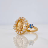 Anillo Virgen Milagrosa 3.3g / T6 Oro Amarillo 18K