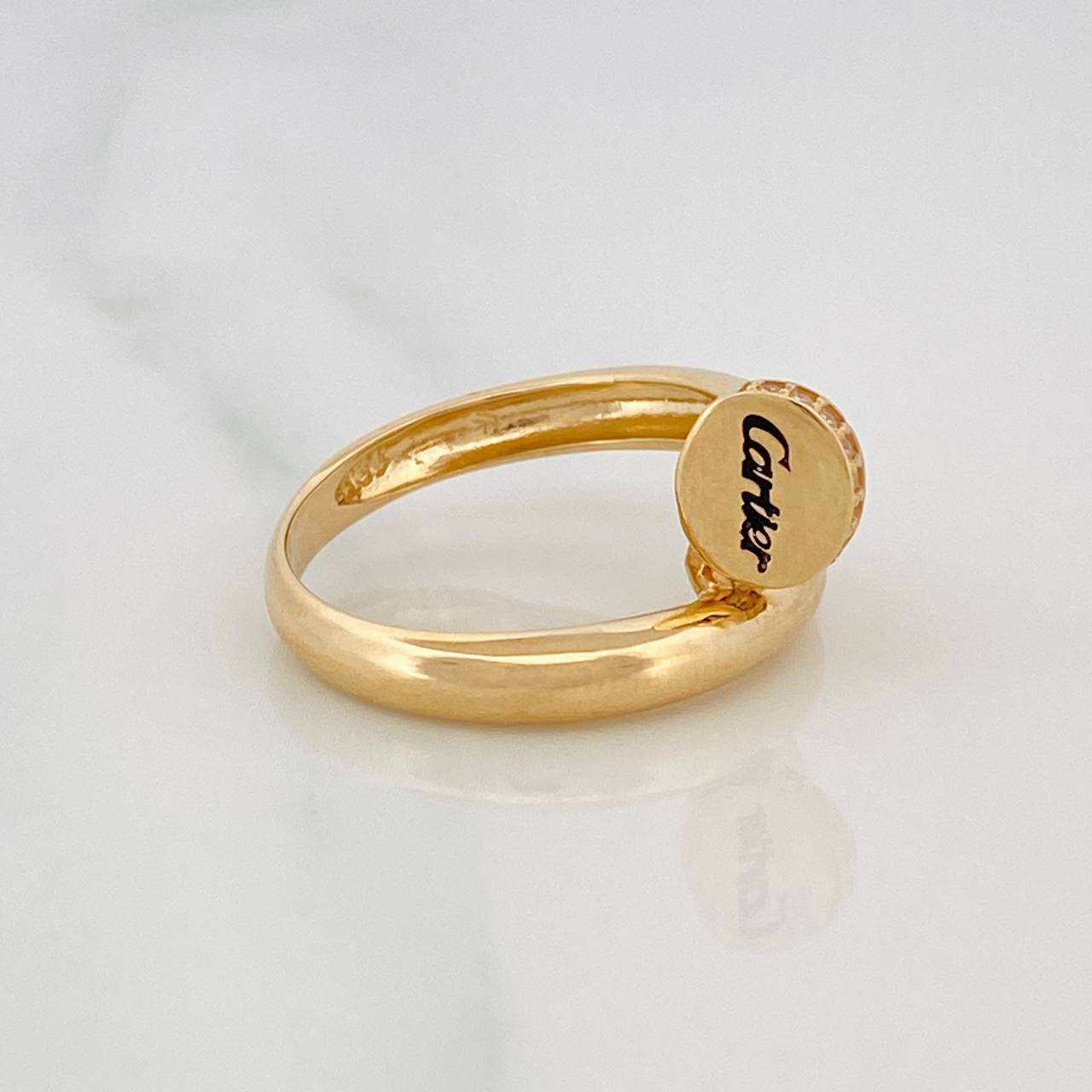 Anillo Clavo 3.9g / T8 Oro Amarillo 18K