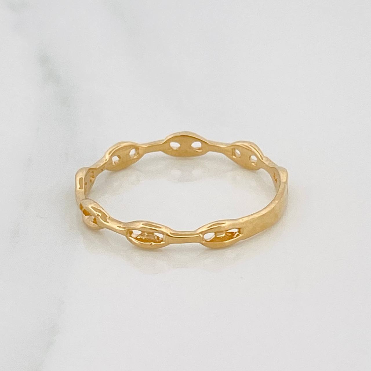 Anillo GC 1g / T6 3/4 Oro Amarillo 18K