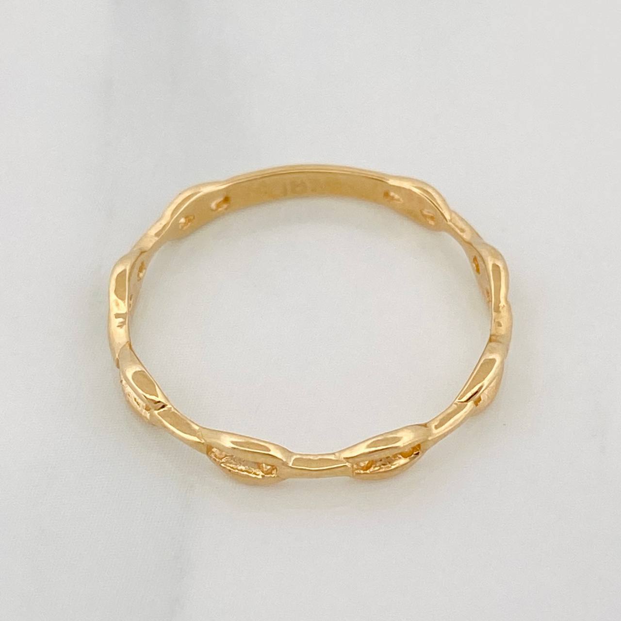 Anillo GC 1g / T6 3/4 Oro Amarillo 18K