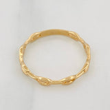 Anillo GC 1g / T6 3/4 Oro Amarillo 18K