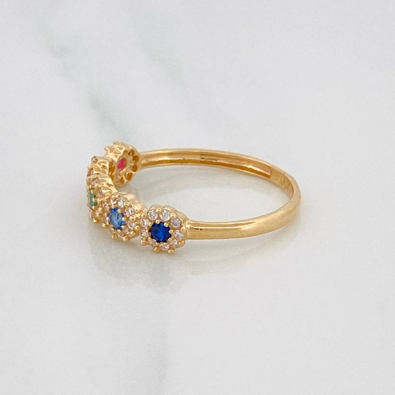 Anillo Churumbela Tupido 2.05g / T7 Oro Amarillo 18K