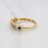 Anillo Churumbela Tupido 2.05g / T7 Oro Amarillo 18K