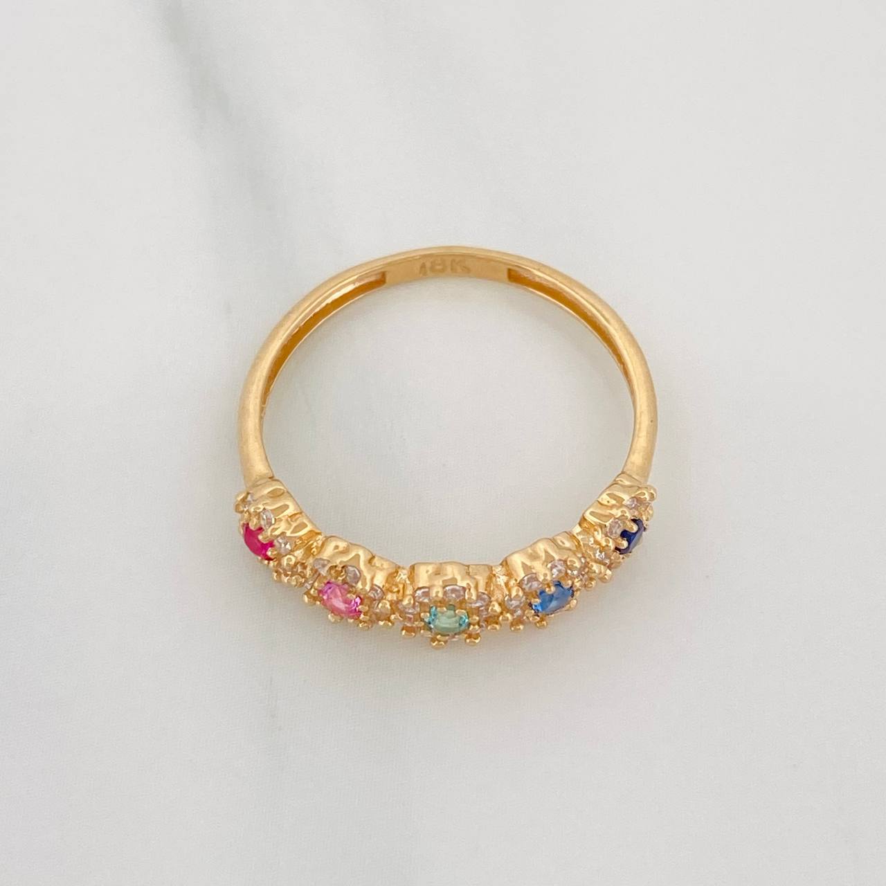 Anillo Churumbela Tupido 2.05g / T7 Oro Amarillo 18K