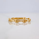 Anillo GC 1g / T6 3/4 Oro Amarillo 18K