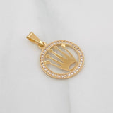 Dije Corona 1.2g / 2.4cm Oro Amarillo 18K