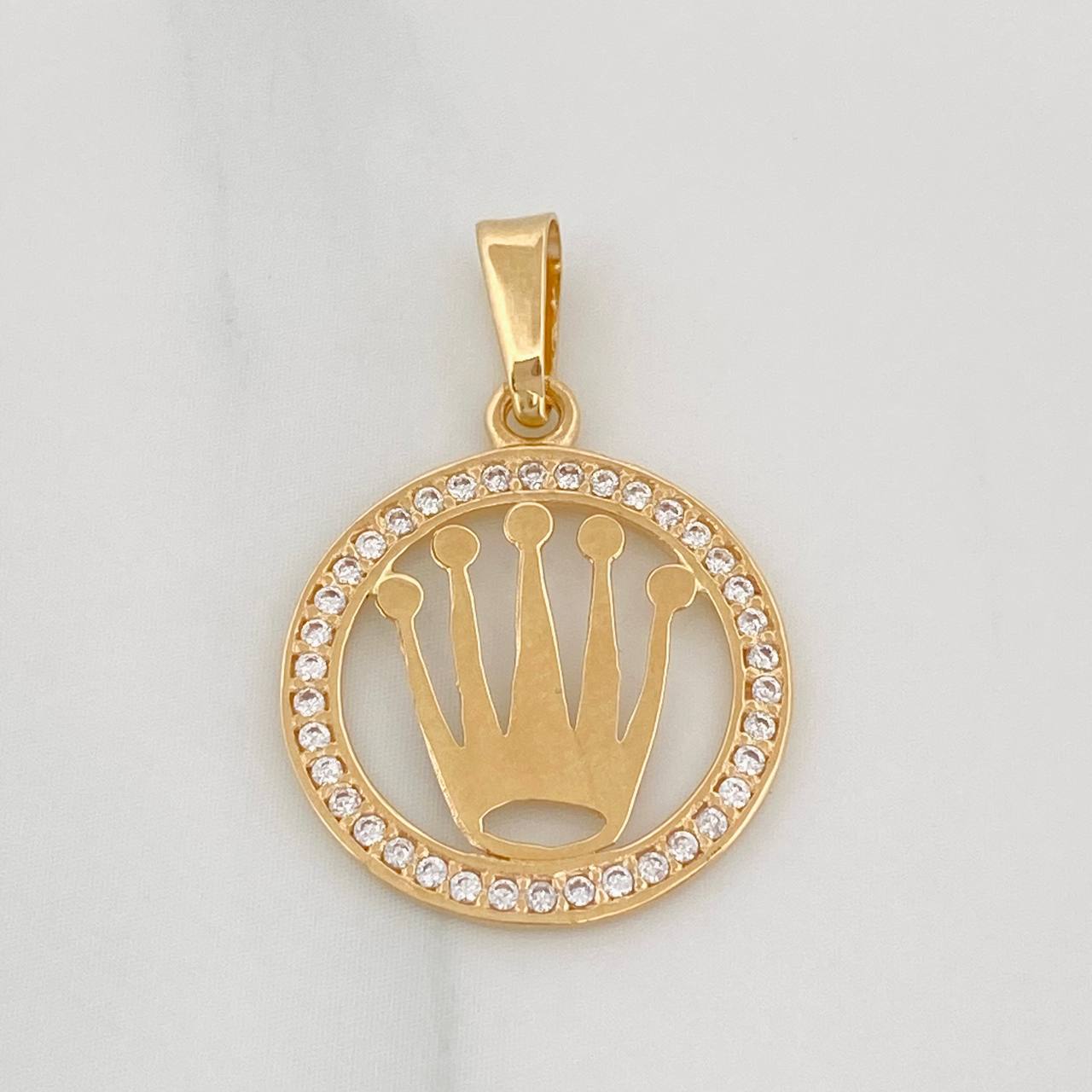 Dije Corona 1.2g / 2.4cm Oro Amarillo 18K