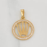 Dije Corona 1.2g / 2.4cm Oro Amarillo 18K