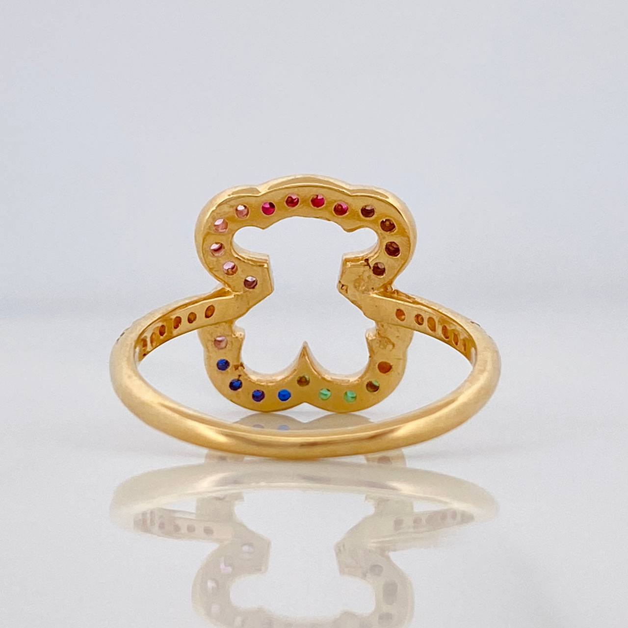Anillo Oso Ts 2.55g / T6 Oro Amarillo 18K
