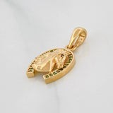 Dije Herradura Caballo 2.45g / 2.3cm Oro Amarillo 18K