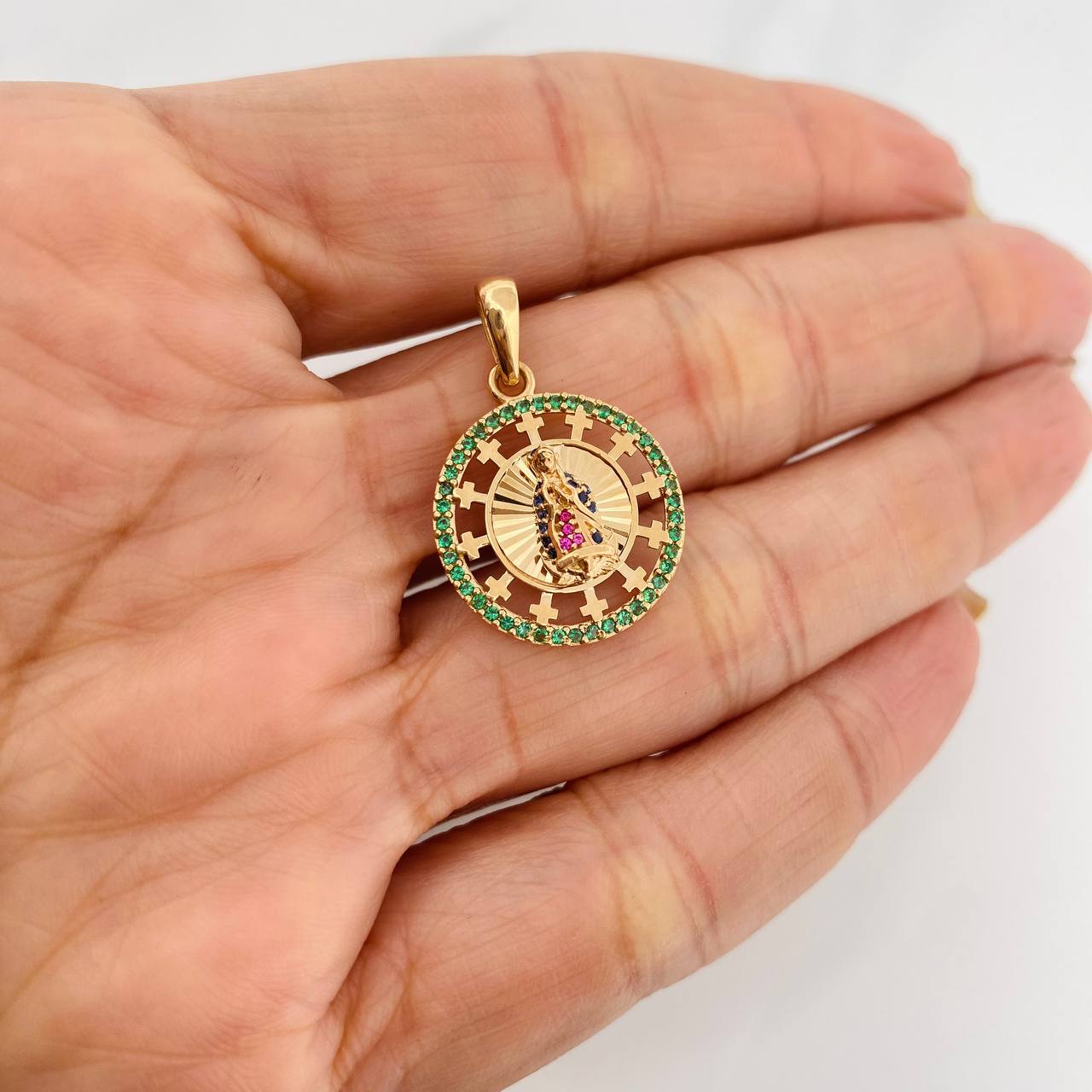 Dije Virgen Guadalupe 2.9g / 2cm Oro Amarillo 18K