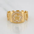 Anillo Correa Corona 3.8g / T8 1/2 Oro Amarillo 18K