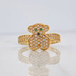 Anillo Oso Ts 2.55g / T7 Oro Amarillo 18K