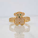 Anillo Oso Ts 2.55g / T7 Oro Amarillo 18K