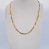Cadena Cubana 5.7gr / 50.2cm / 3mm Oro Amarillo +0 18K $