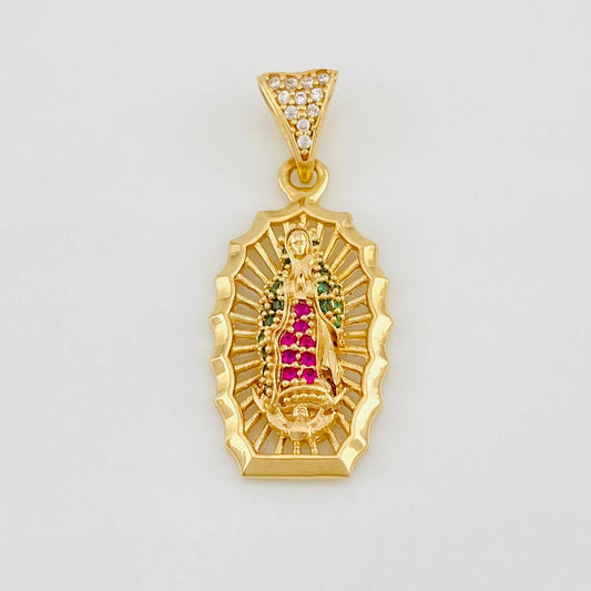 Dije Virgen de Guadalupe 3.05g / 3cm Oro Amarillo 18K