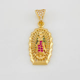 Dije Virgen de Guadalupe 3.05g / 3cm Oro Amarillo 18K