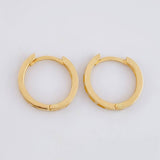 Candongas Mela Carril Tupido 2.04g / 1.2cm Oro Amarillo 18K
