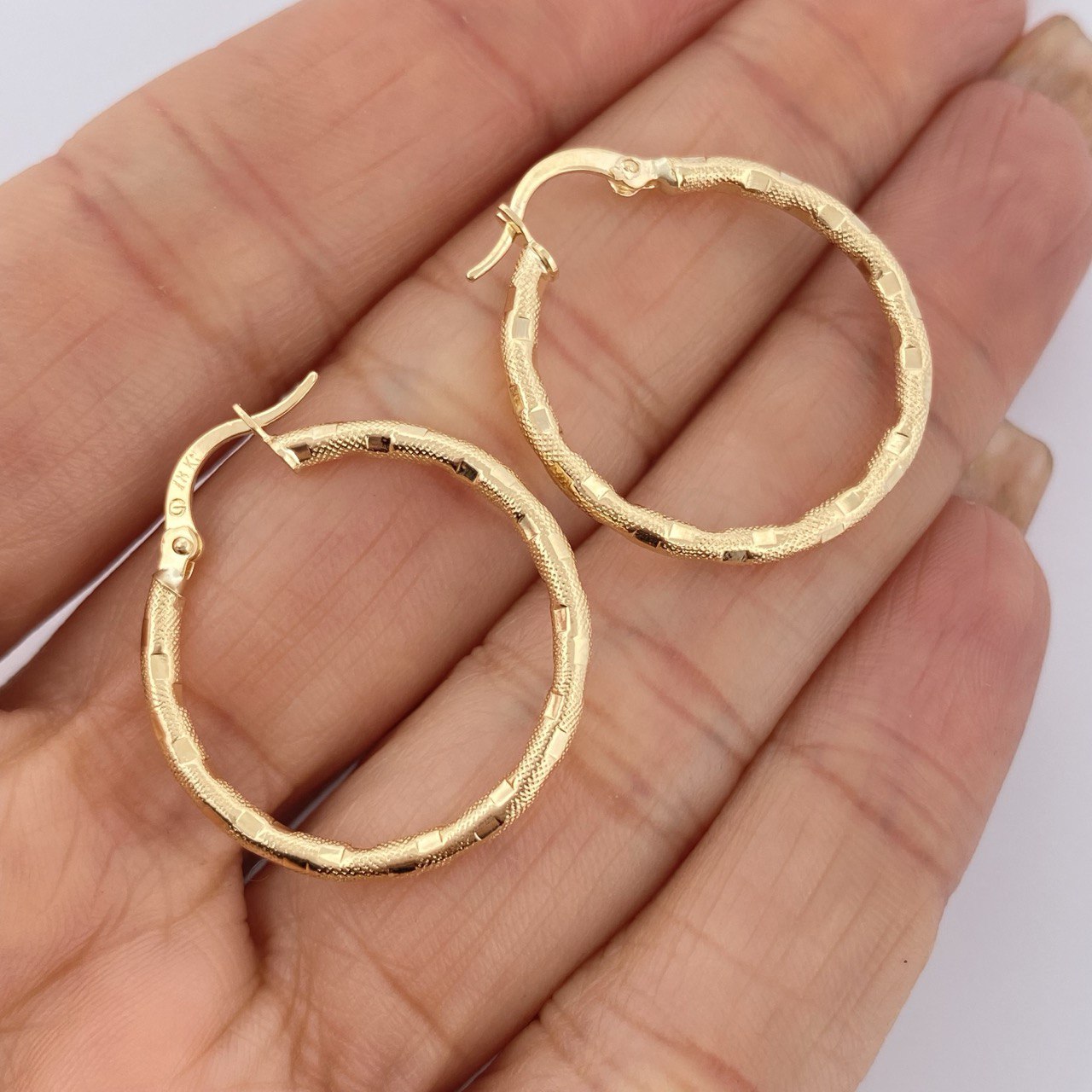 Candongas Sandra 1.65gr / 2.8cm / Oro 18K &