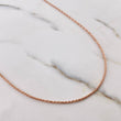 Cadena Lazo 1.4gr / 60cm / 1.3mm Oro Rosa +3 18K $