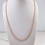 Cadena Lazo 1.4gr / 60cm / 1.3mm Oro Rosa +3 18K $