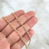 Cadena GC 5.35gr / 45cm / 3.3mm Lisa Tres Oros 18K ©