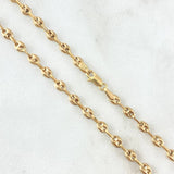 Cadena GC 6.65gr / 45cm / 3.4mm Lisa Oro Amarillo 18K
