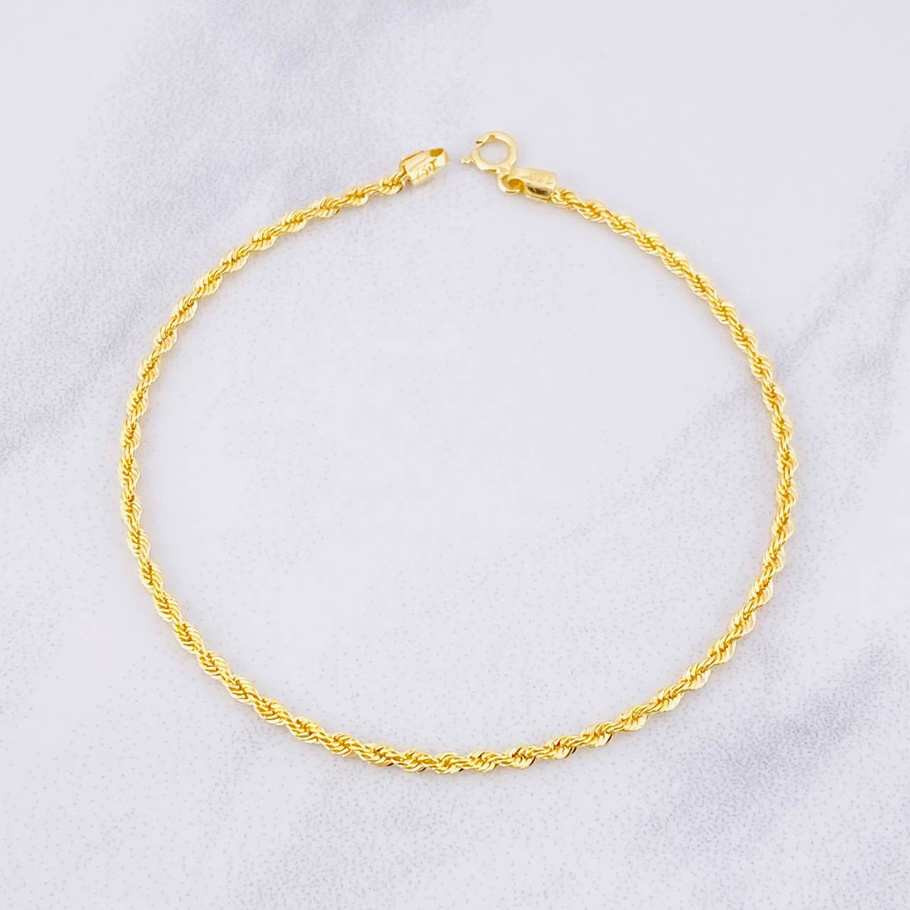 Pulso Lazo 1.4g / 20cm / 2.1mm Oro Amarillo 18K