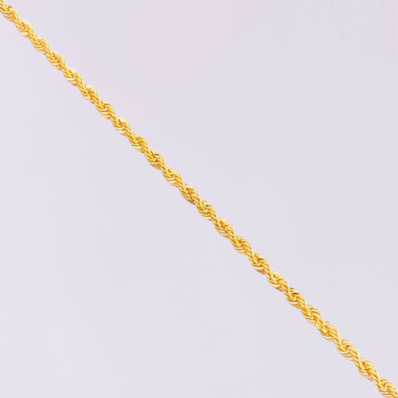 Pulso Lazo 1.4g / 20cm / 2.1mm Oro Amarillo 18K
