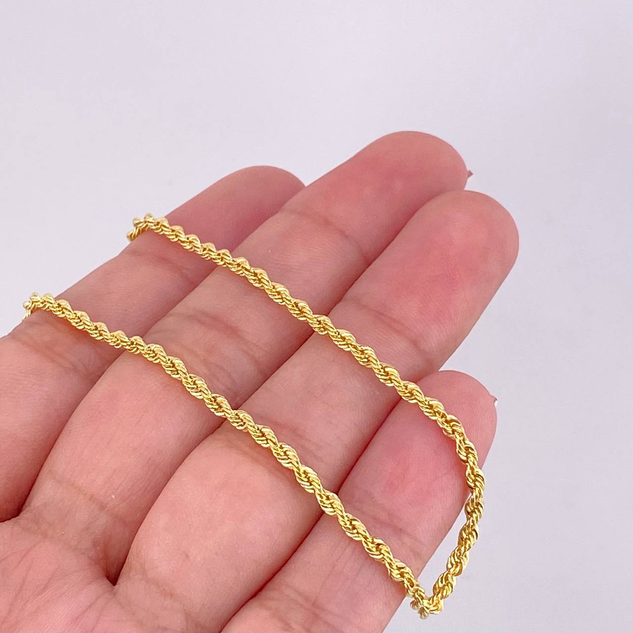 Pulso Lazo 1.4g / 20cm / 2.1mm Oro Amarillo 18K