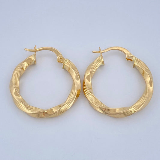 Candongas Nico 2.2gr / 2.5cm / Oro 18K &