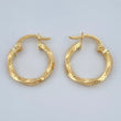 Candongas Yuli 0.85gr / 1.7cm / Oro 18K &