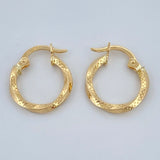 Candongas Yuli 0.85gr / 1.7cm / Oro 18K &