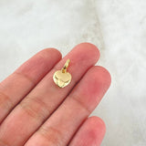 Dije Corazon 0.5gr / 1.7cm / Liso Oro Amarillo 18K