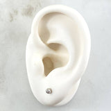 Topos Bola 0.45gr / 3mm Diamantada Oro Blanco 18K ©