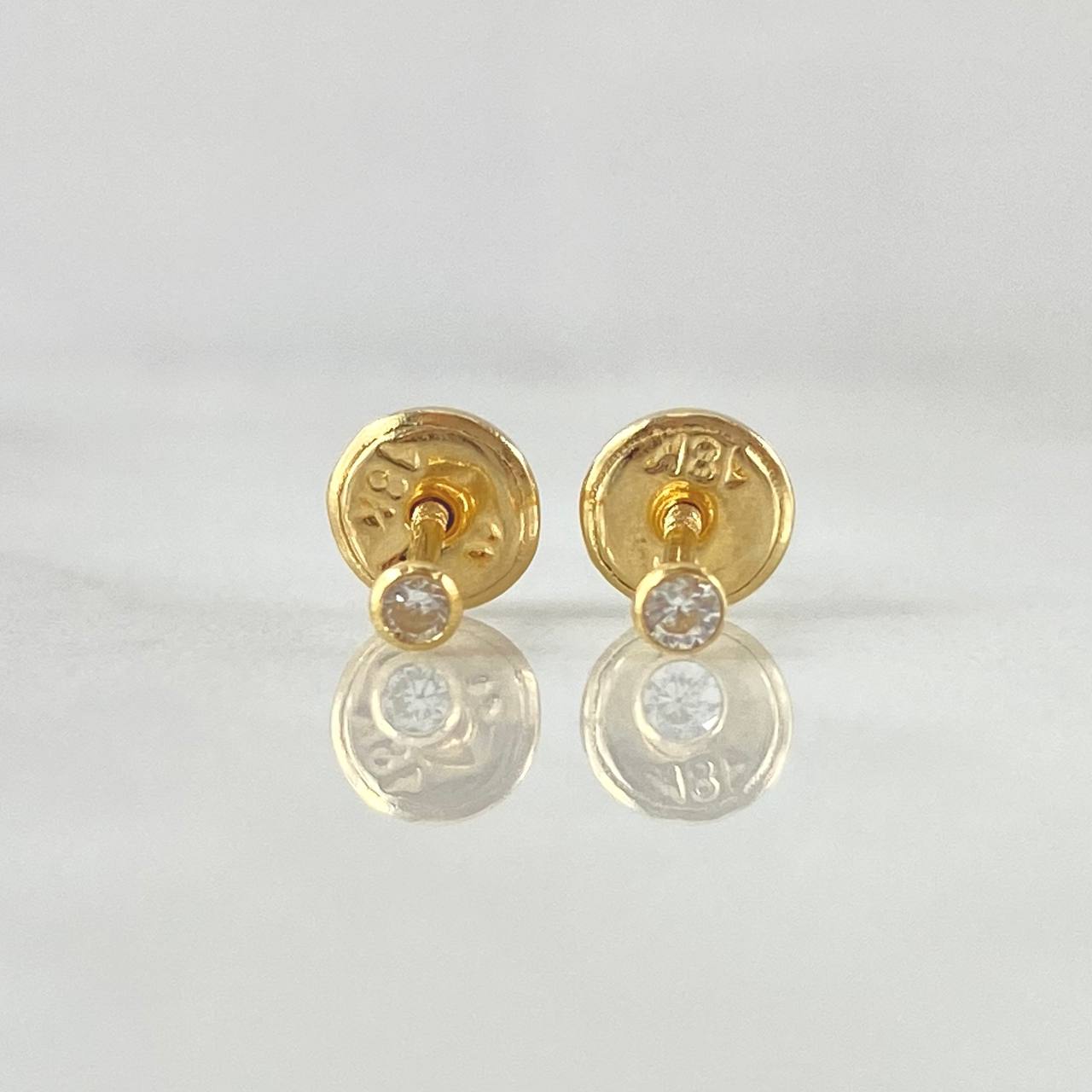 Topos Bisel 0.35gr / 2mm Oro Amarillo 18K ©