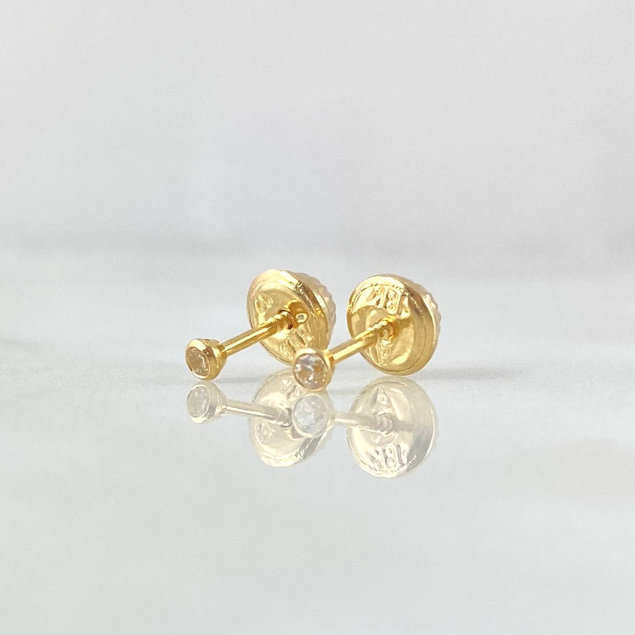 Topos Bisel 0.35gr / 2mm Oro Amarillo 18K ©
